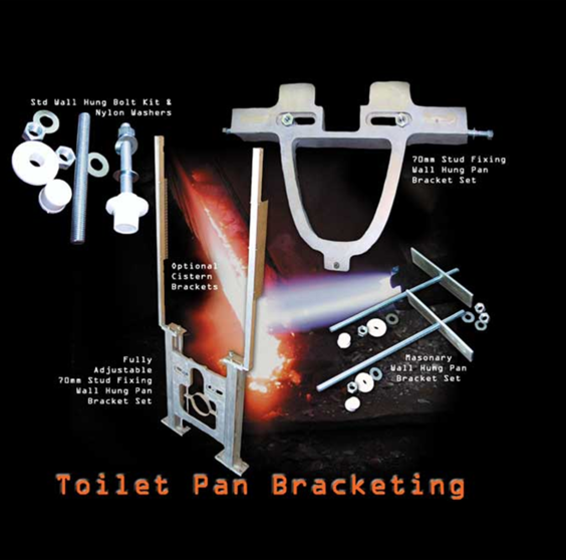 Toilet Pan Bracketing